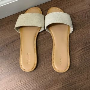 Textile Slide Sandals